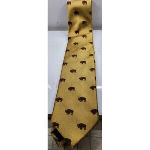 VTG O'connell's Vintage Silk Tie Buffalo Design